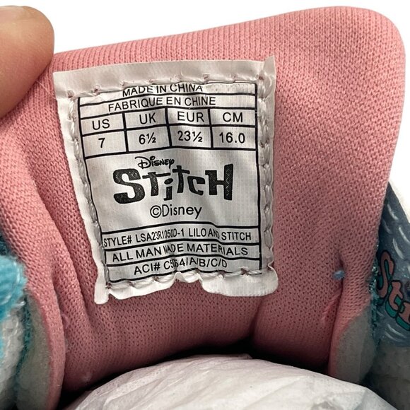 New Disney Lilo and Stitch Aloha Toddler Girl Light Up Sneakers Size 7 Shoes Box - Picture 11 of 16